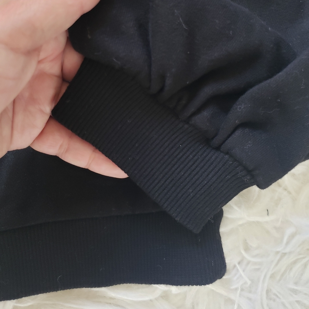NEW BP Black Cocker Spaniel Cropped Sweater - Picture 4 of 8